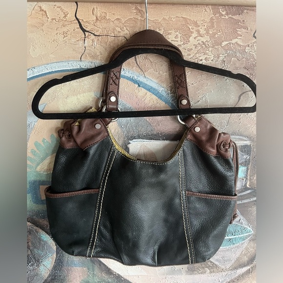 Vintage Fossil Leather Shoulder Bag - Picture 11 of 14